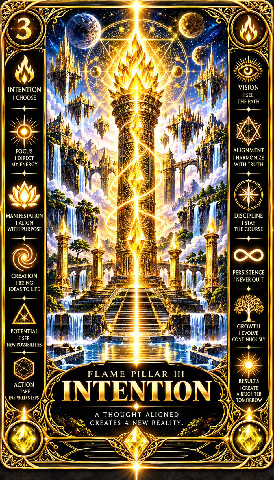 Flame Pillar of Intention card